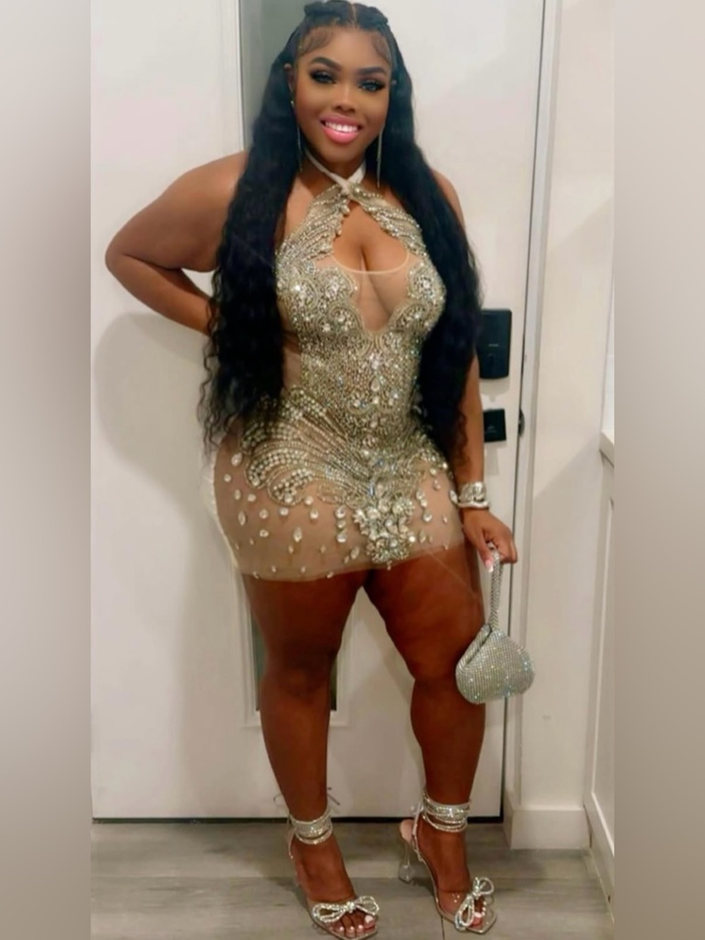 Crystal Embellished Birthday Dress